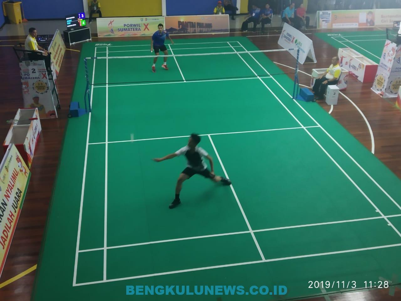 Pertandingan Perdana, Beregu Putri Bengkulu Menang Lawan Sumut
