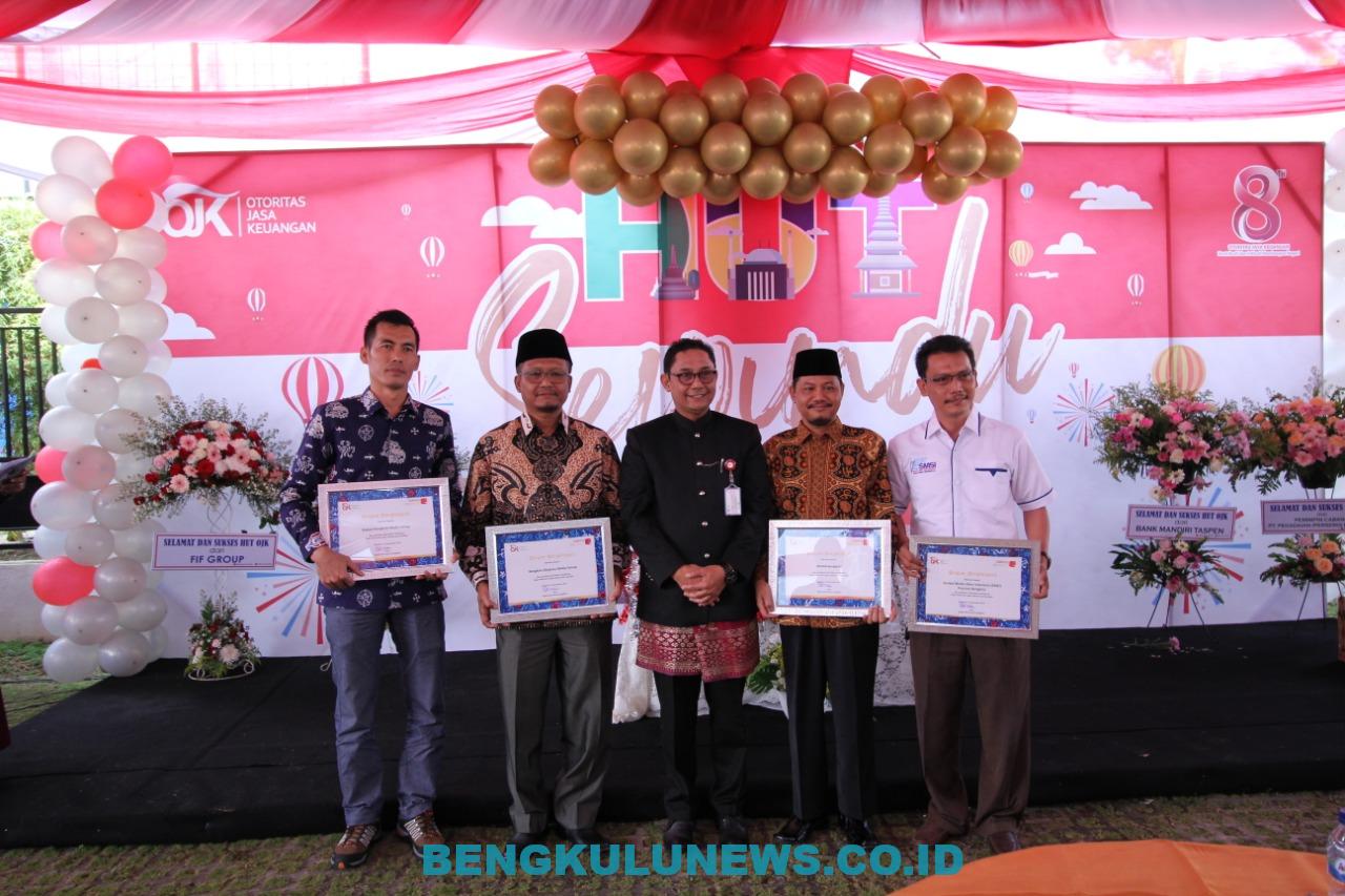 SMSI Bengkulu Terima Penghargaan dari OJK