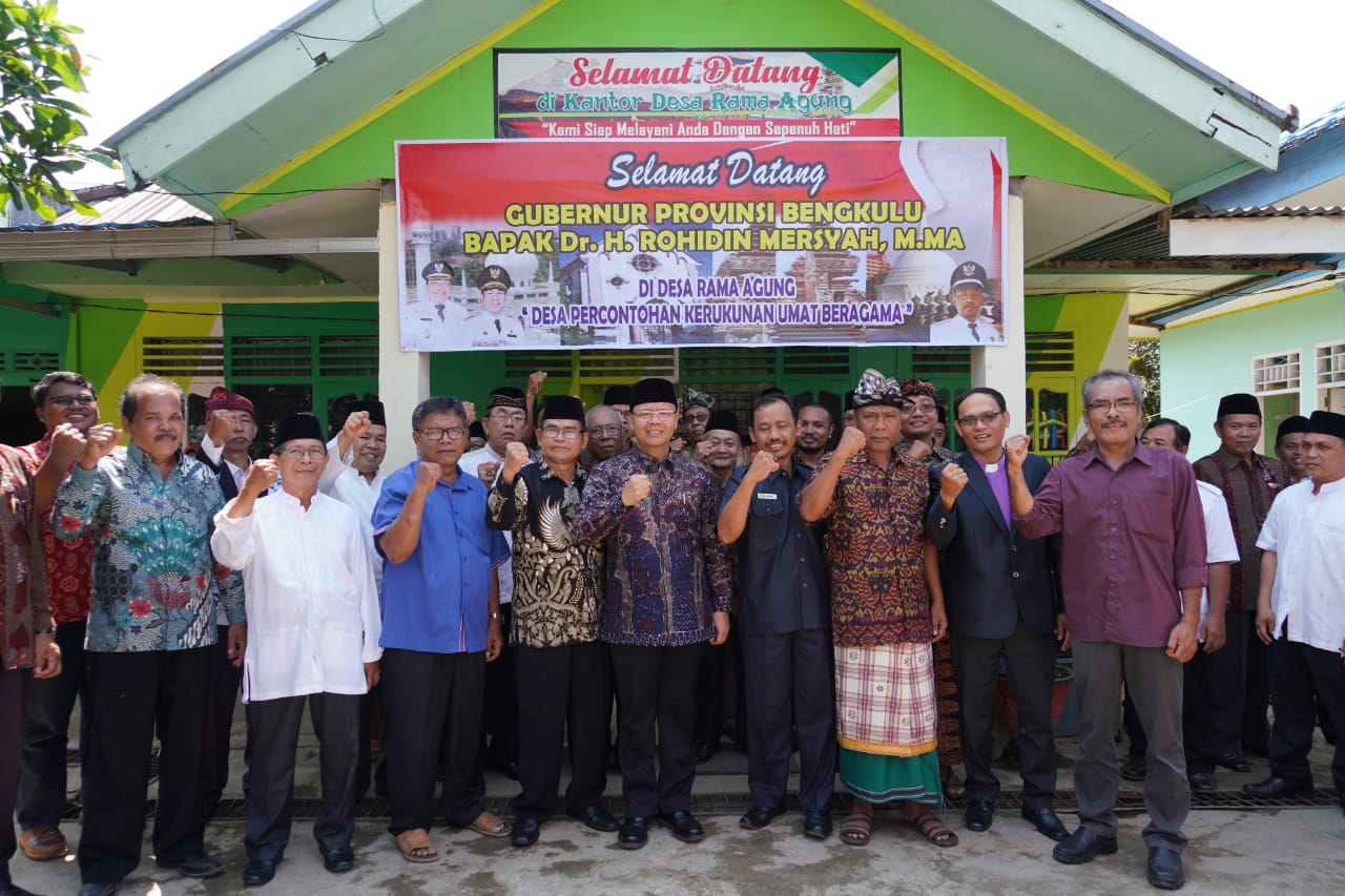 Desa Rama Agung Akan di SK-kan Gubernur Rohidin