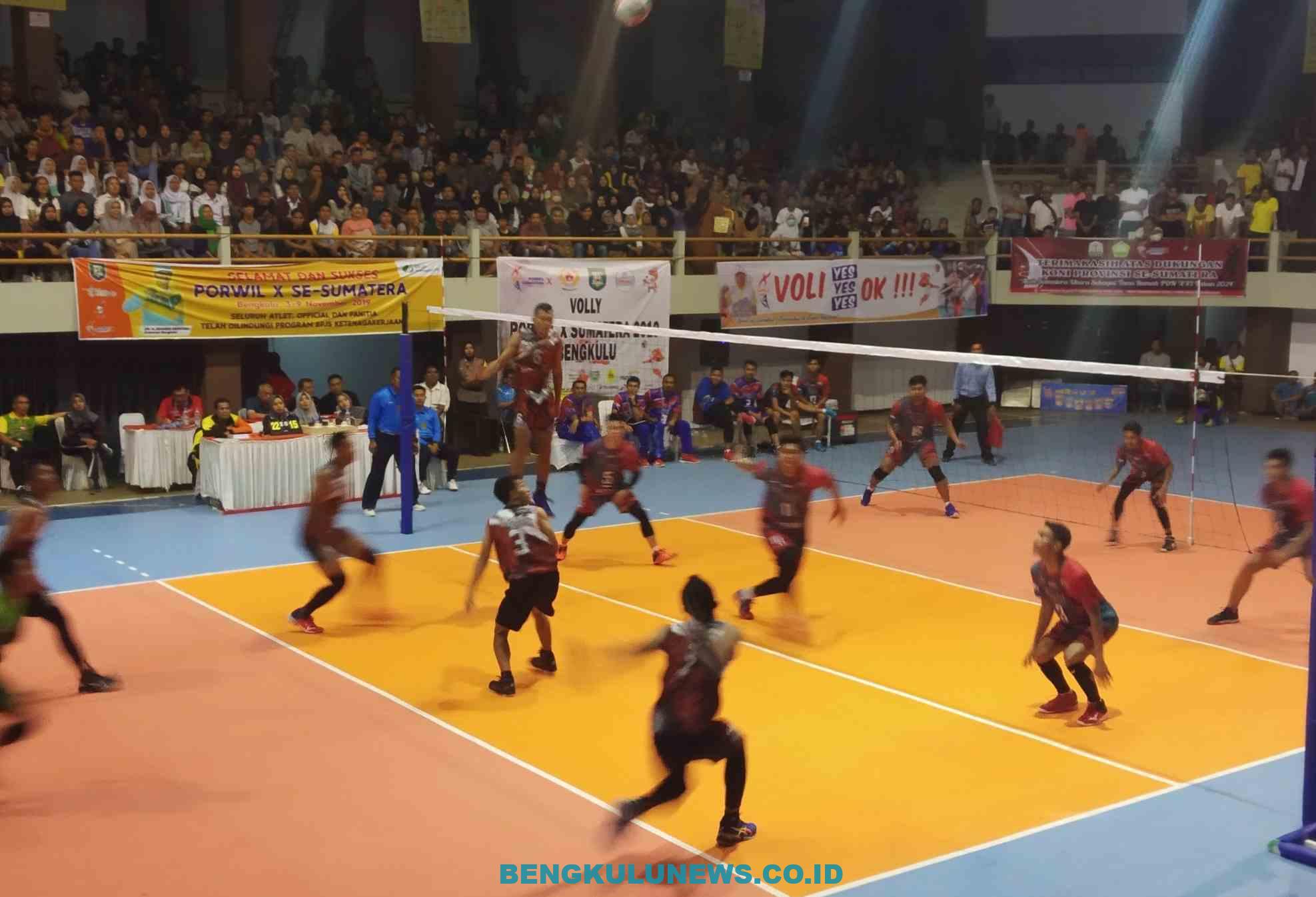 Tim Volly Putra Bengkulu Akhirnya Melaju ke Semi Final