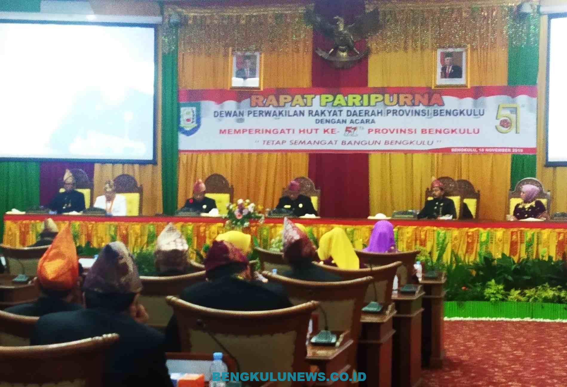 Sembilan PR dari DPRD untuk Gubernur Bengkulu