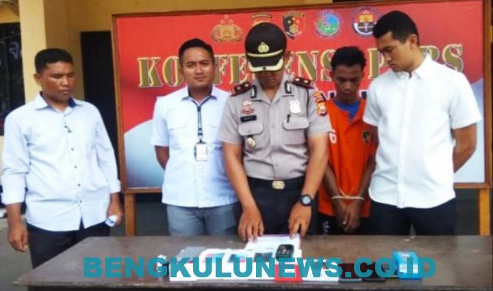 Bongkar Konter Handphone, Remaja Selebar Diringkus Polres Bengkulu
