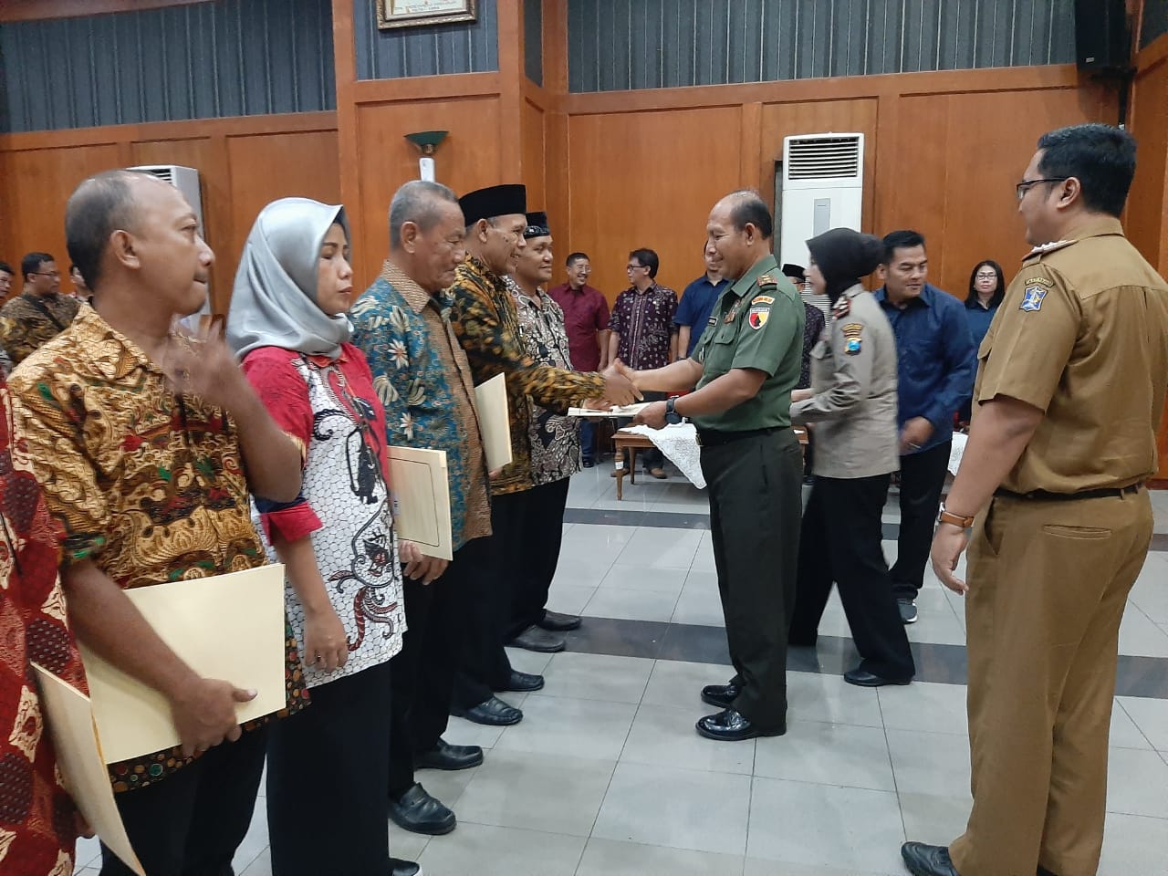 Ketua RT RW Terpilih Dibekali Wawasan Kebangsaan oleh Koramil