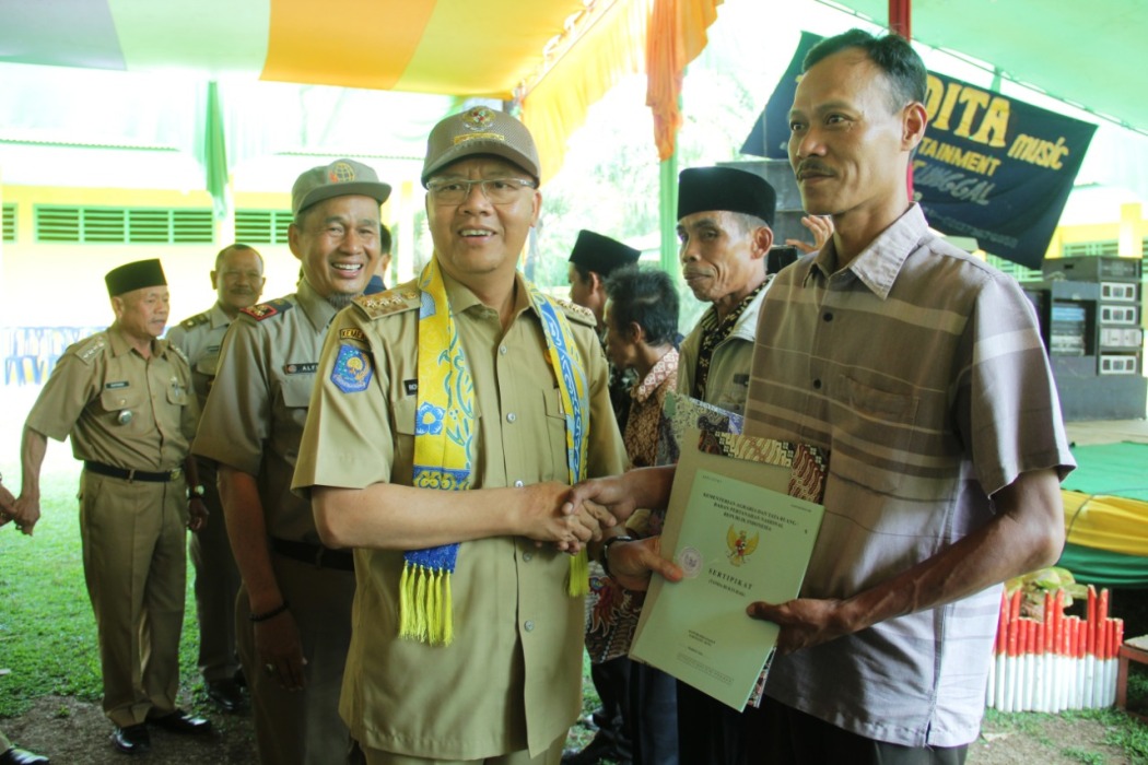 Lahan Warga Eks HGU Perkebunan Sawit Akhirnya Bersertifikat