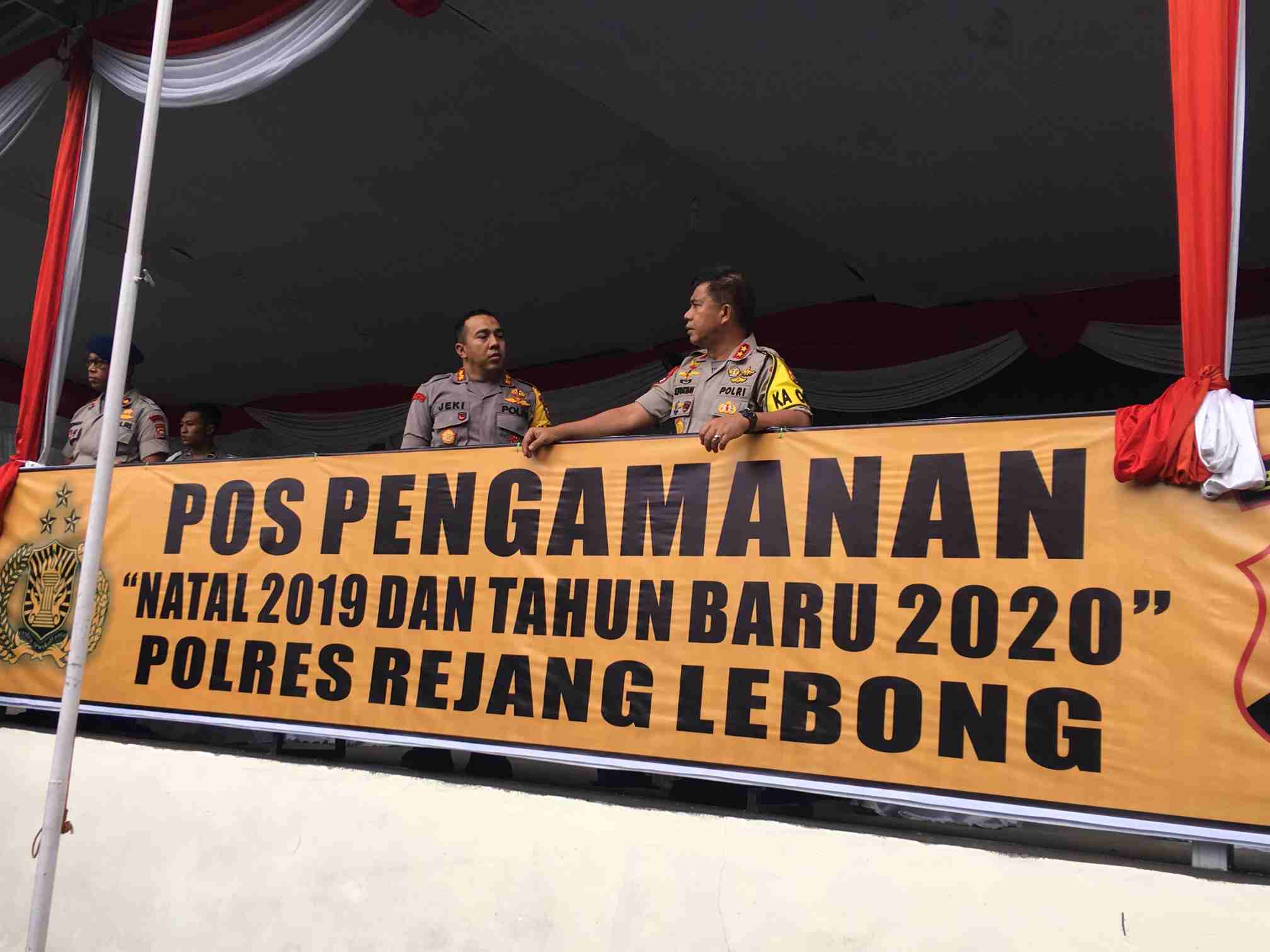 Kapolda Bengkulu Cek Pengamanan Nataru Hingga Batas Sumsel