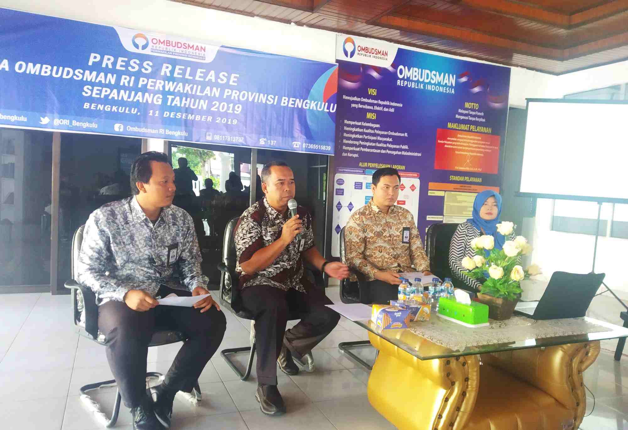 Seluma dan Rejang Lebong Masuk Zona Merah Pelayanan Publik