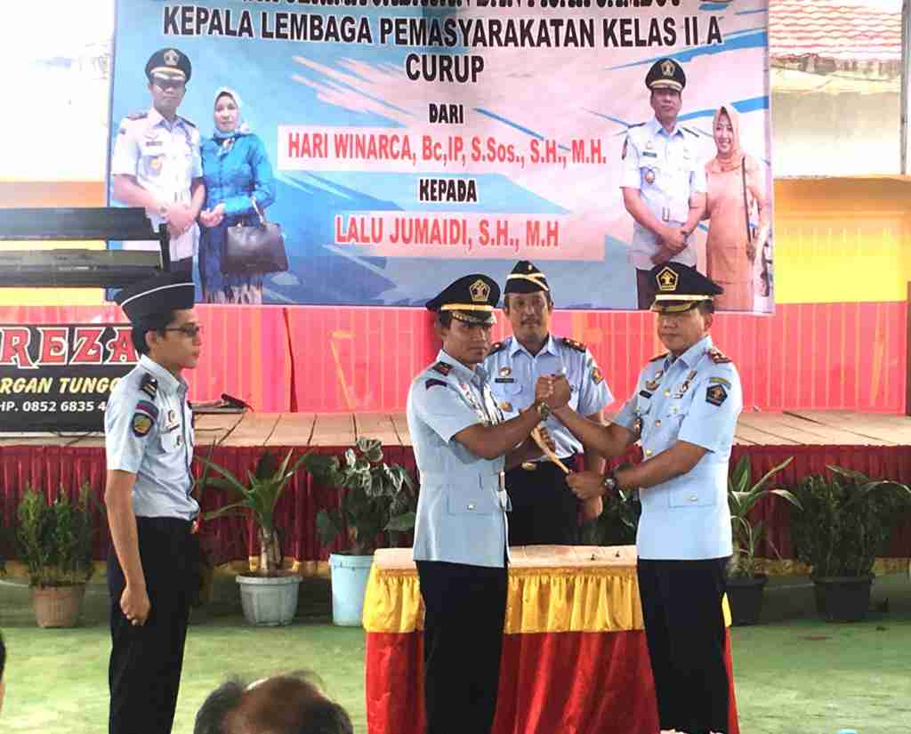 Lalu Jumaidi Jabat Kalapas Kelas II A Curup