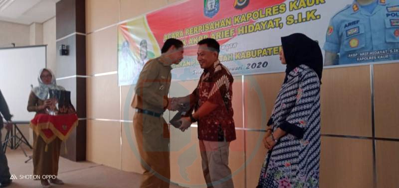 Pisah Sambut Kapolres Kaur, Bupati Gusril : Ada Petemuan Ada Perpisahan