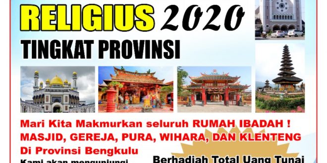 Makmurkan Rumah Ibadah, Lomba Bengkuluku Religius Siap Digelar