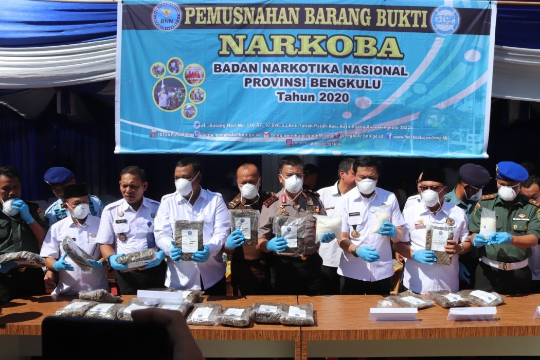 Tindak Tegas Pelaku Kejahatan Narkoba di Bengkulu