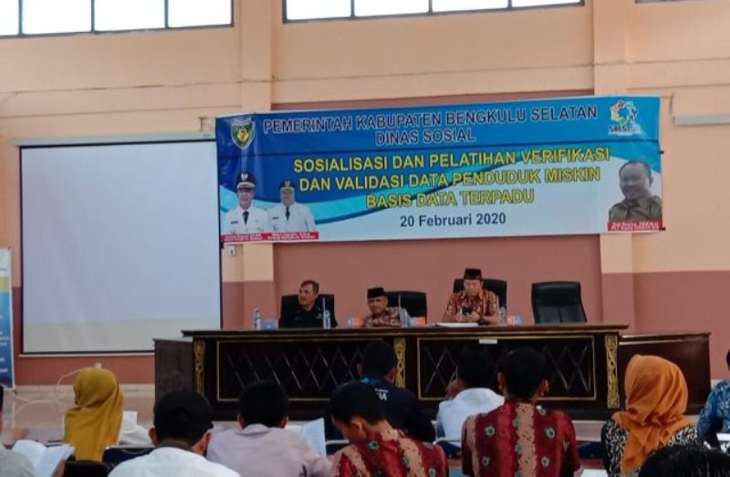 Pentingnya Basis Data Terpadu, Dinsos Gelar Pelatihan Verifikasi dan Validasi Data