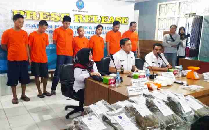 BNNP Bengkulu Ungkap Peredaran Narkoba di Bentiring
