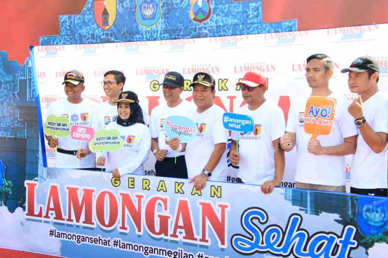 Tangkal Corona, Gerakan Sehat di Lamongan Mulai Merakyat