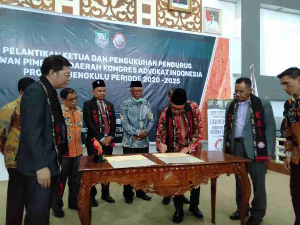 Ketua DPD KAI Dilantik Lanjut MoU dengan IAIN Bengkulu