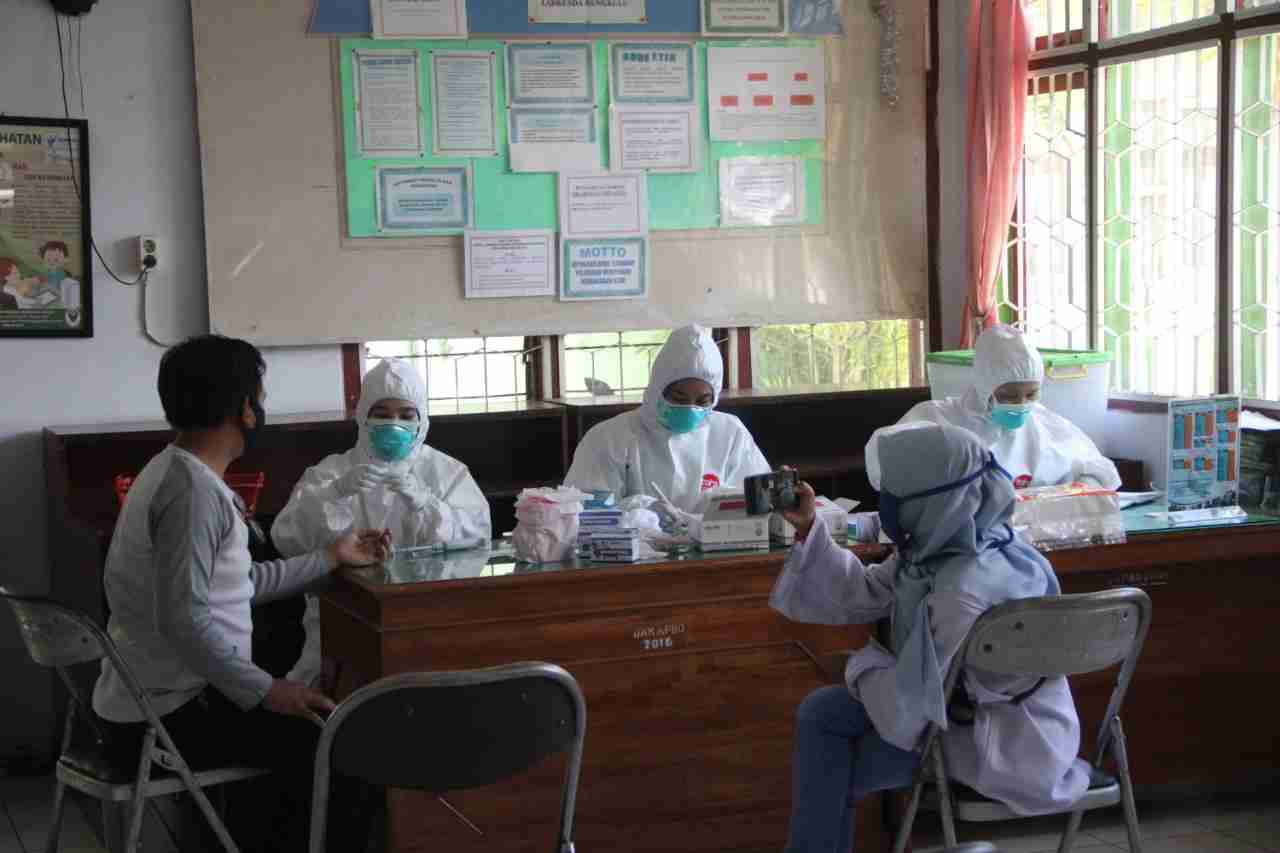 Pemprov Bengkulu Fasilitasi Rapid Test Covid-19 untuk Jurnalis