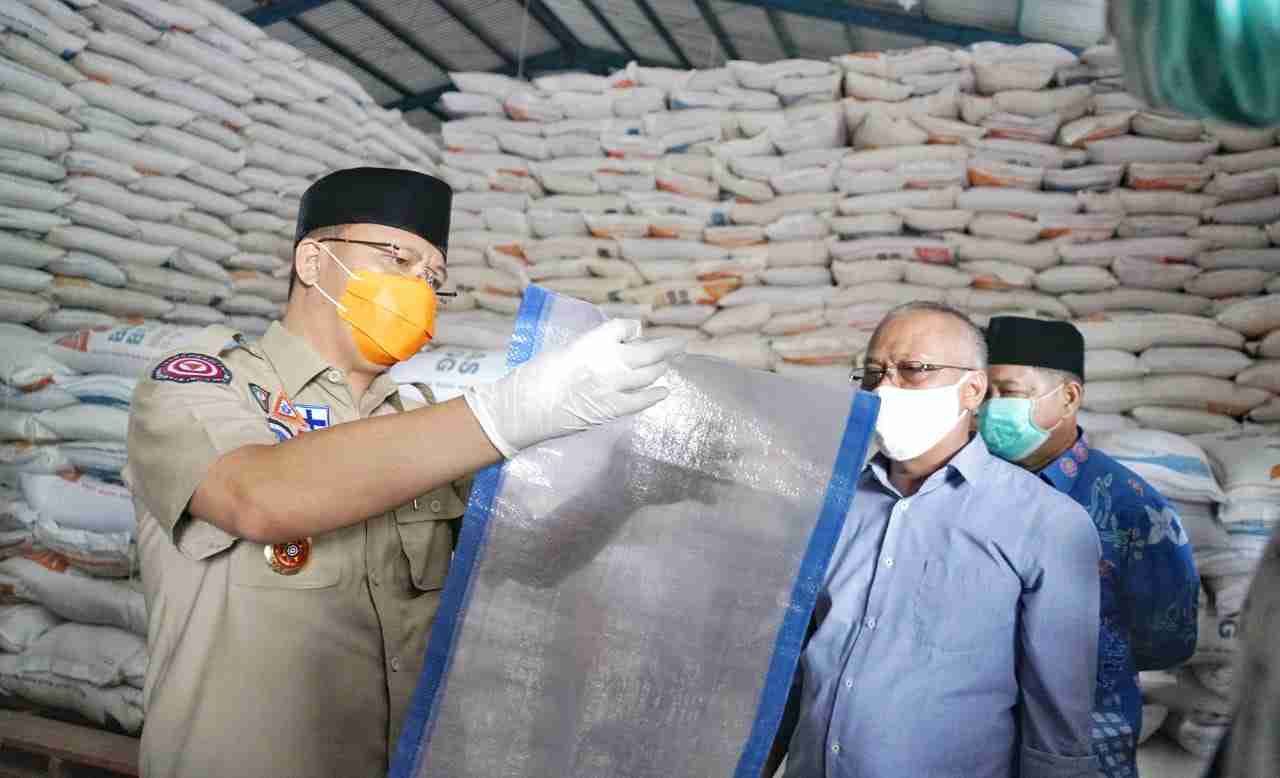 200 Ton Bantuan Beras untuk Masyarakat Terdampak Covid-19 Siap Didistribusikan