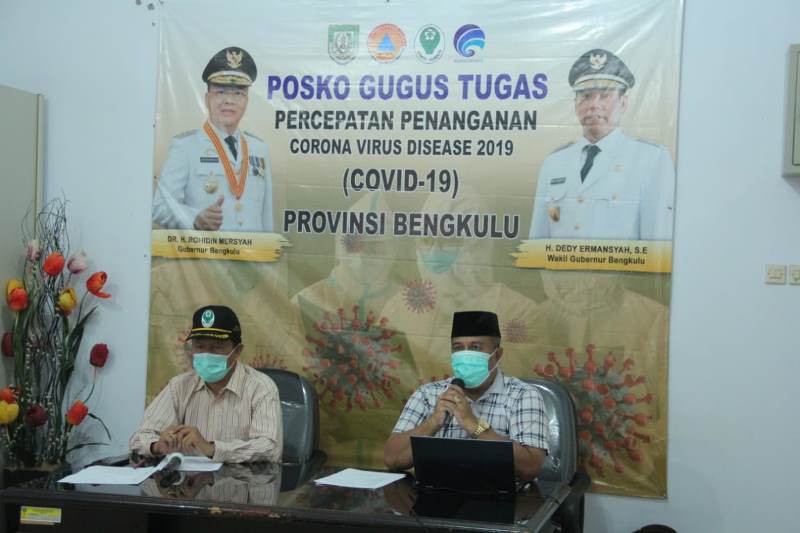 Perkembangan Kasus Covid -19 Provinsi Bengkulu, 1 Orang Reaktif