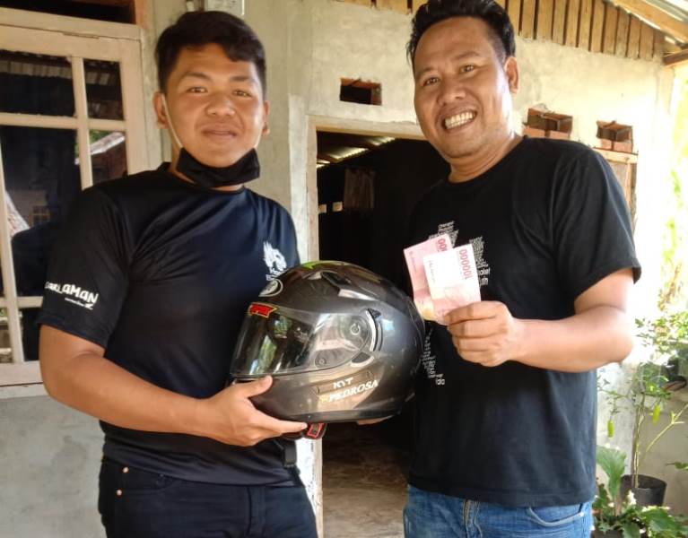 Komunitas Paguyuban Honda Bengkulu Lelang Barang Pribadi Bantu Pasien Corona