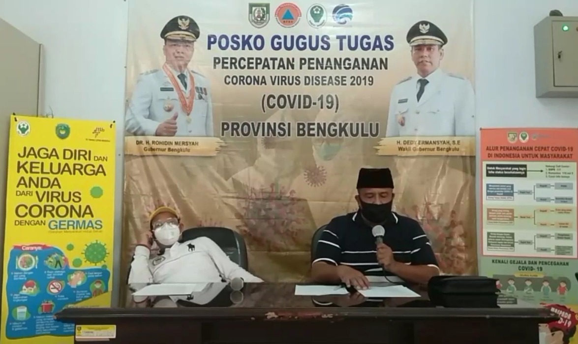 Bertambah Lagi, Positif Covid-19 di Provinsi Bengkulu Jadi 56 Kasus
