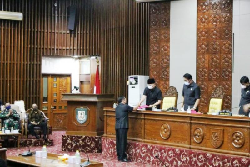 Nota KUPA dan PPAS APBD-P TA 2020 Ditandatangani