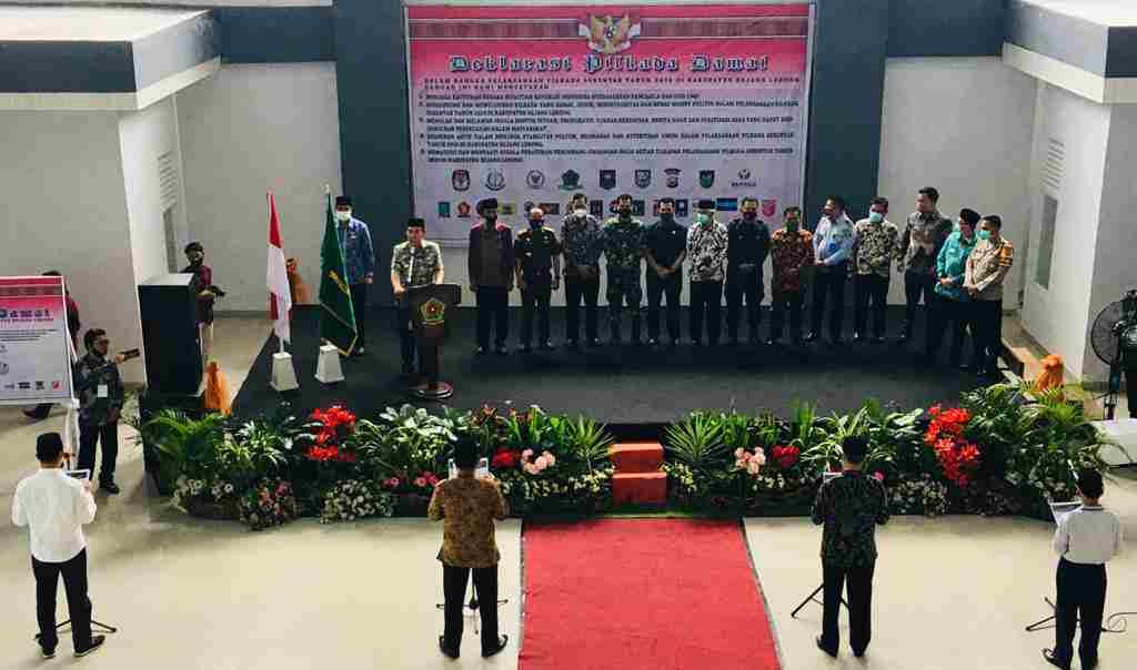 Paslon Sempat Tolak Berdeklarasi Damai di Pilkada Rejang Lebong