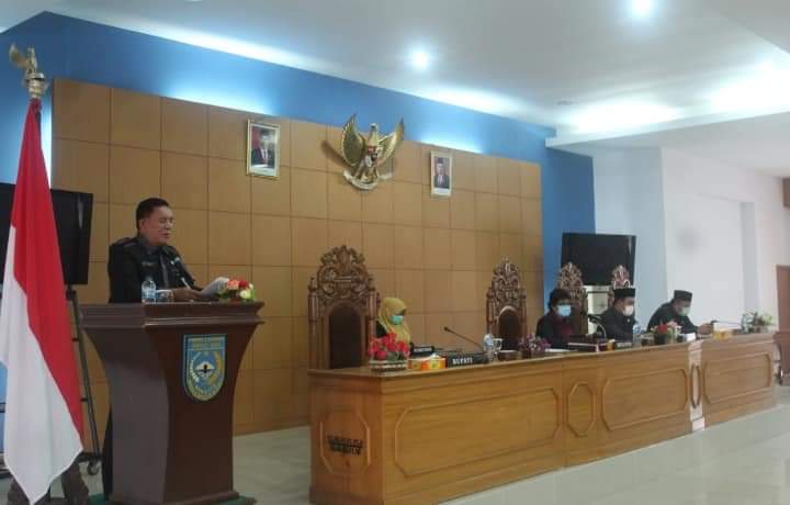 DPRD Bengkulu Utara Dengarkan Jawaban Bupati Atas Raperda Susunan Perangkat Daerah