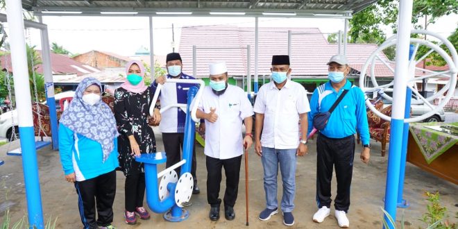 Walikota Helmi Hasan Resmikan Sarana Olahraga Fitness Outdor