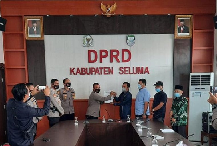 DPRD Kedatangan Tamu dari Polres Seluma