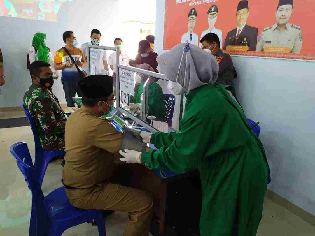 Forkopimda Penerima Perdana Vaksin Covid-19 di Rejang Lebong