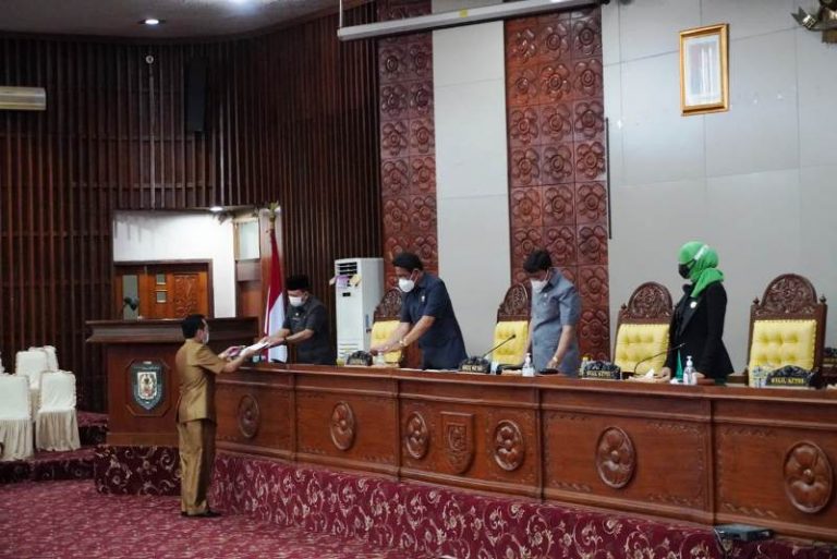 DPRD Provinsi Bengkulu Setujui Pembahasan Raperda Adaptasi Kebiasaan Baru