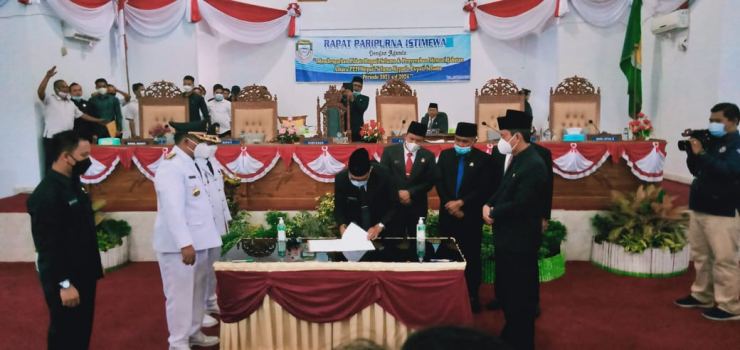 DPRD Kabupaten Seluma Gelar Paripurna Istimewa Penyerahan Memori Jabatan Bupati