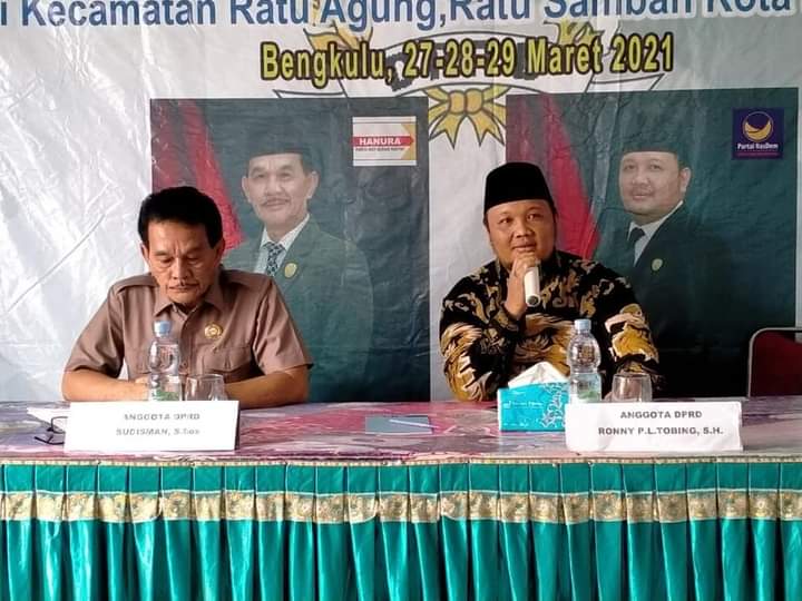 DPRD Kota Bengkulu Sudisman dan Ronny Perjuangkan Aspirasi Masyarakat