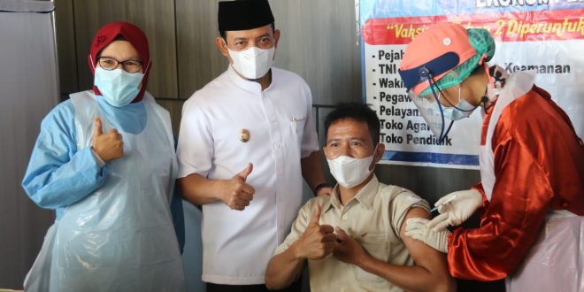 Wawali Dedy Minta Target Vaksinasi Pada Lansia Selesai Sebelum Lebaran