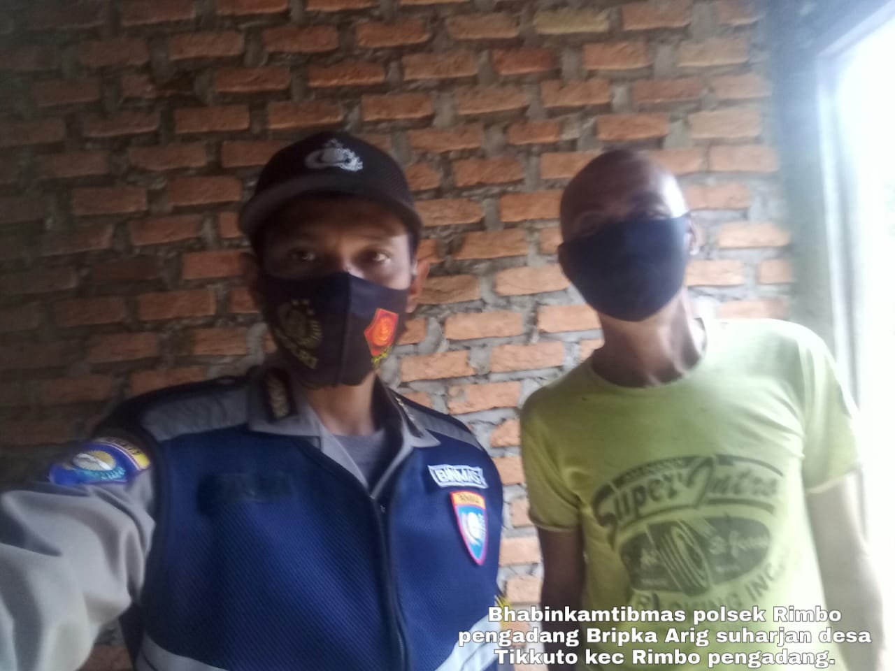 Polres Lebong Imbau Warga Tidak Jemur Kopi di Badan Jalan