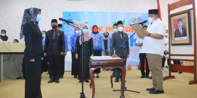 Sekda Kota Bengkulu Lantik 108 Pejabat Administrator dan Pengawas