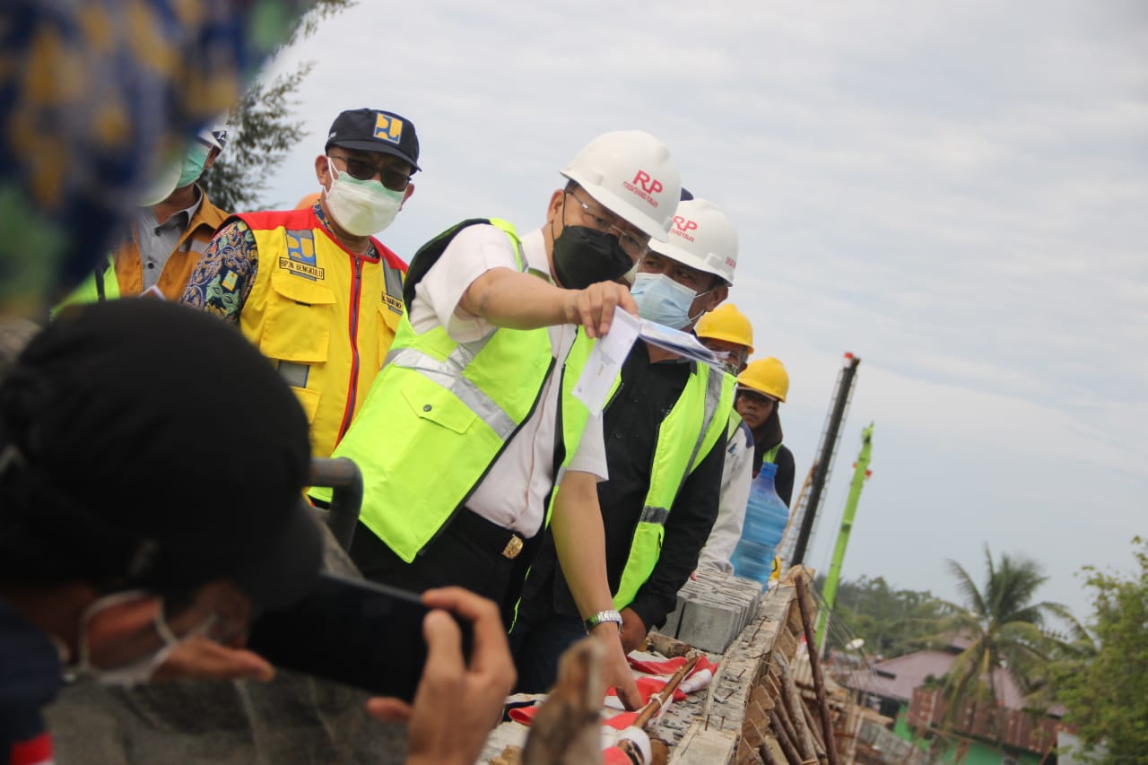 Pembangunan Jembatan Pulau Baai 2 Masih Setengah Jalan