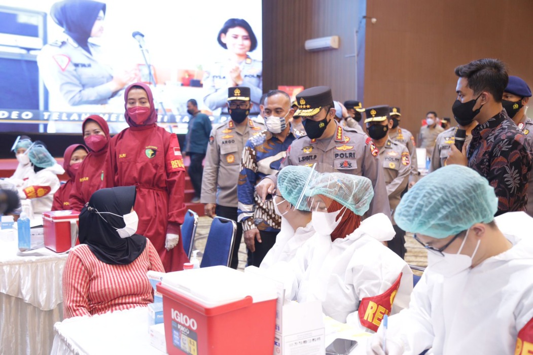 Sinergi Polri dan Mahasiswa untuk Akselerasi Vaksinasi Diharapkan Terus Berlanjut