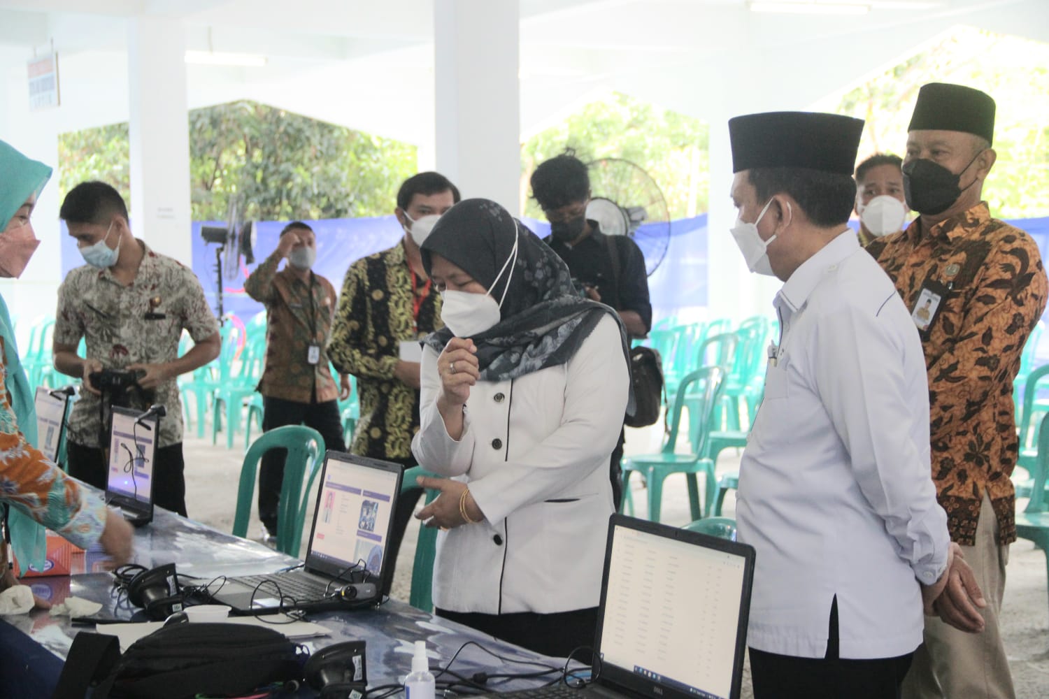 Sekda Hamka Tinjau Hari Terakhir Pelaksanaan SKD CPNS Provinsi Bengkulu