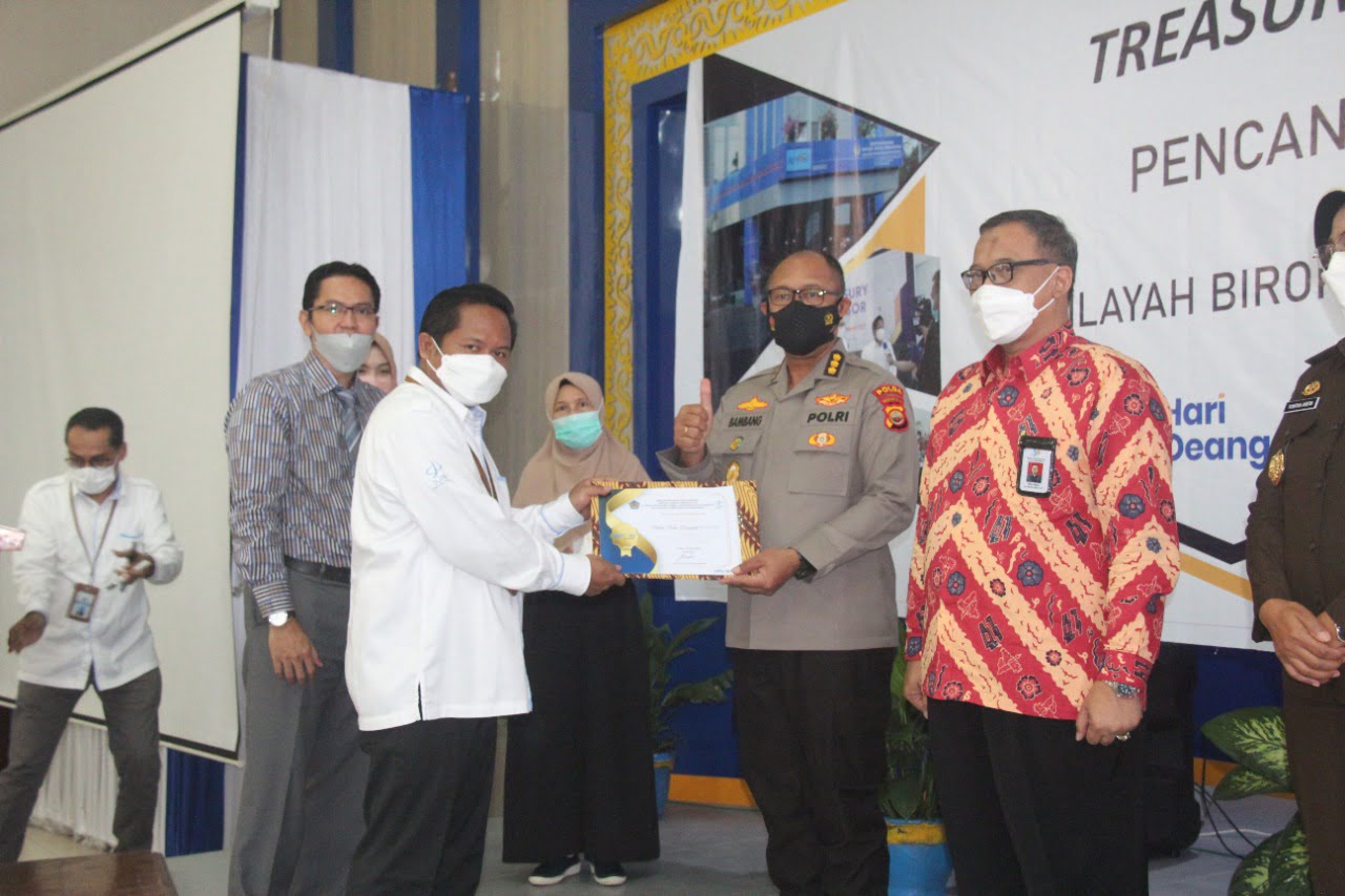 Polda Bengkulu Sabet Enam Kategori Treasury Advisor Award 2021