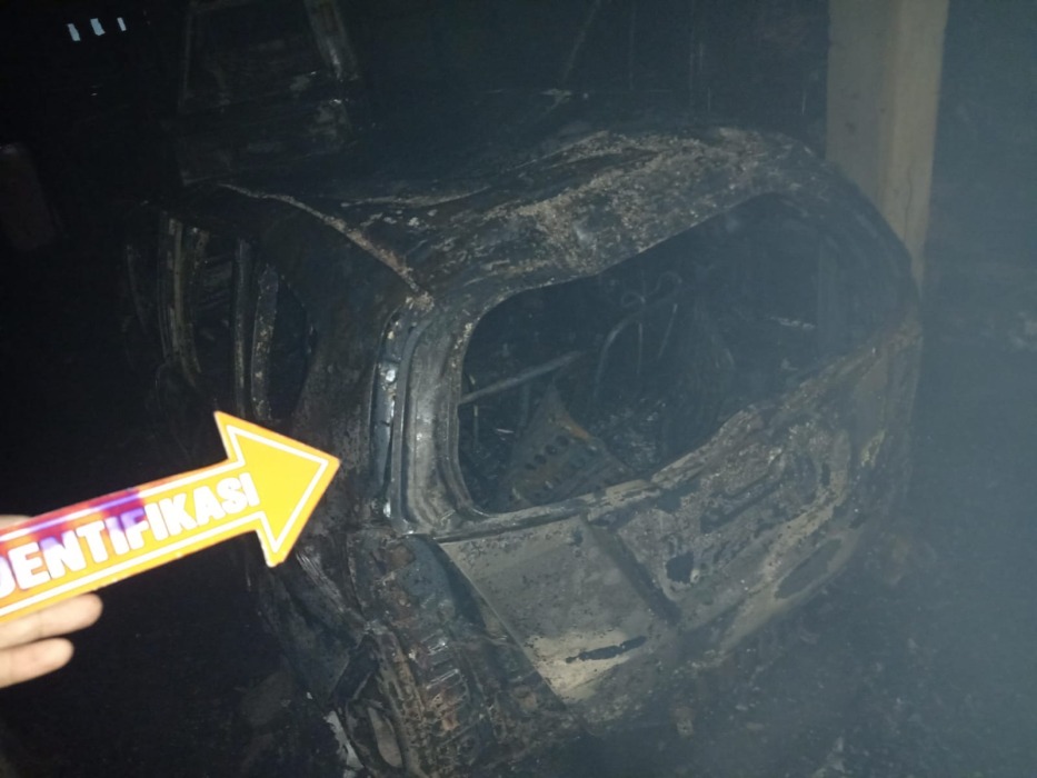 Satu Unit Gudang di Kepahiang Hangus Terbakar