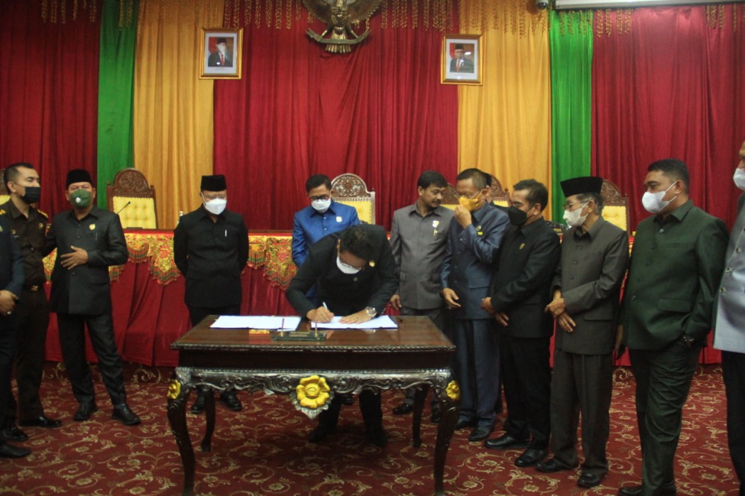 DPRD Bengkulu Setuju RAPBD 2022 Jadi Perda