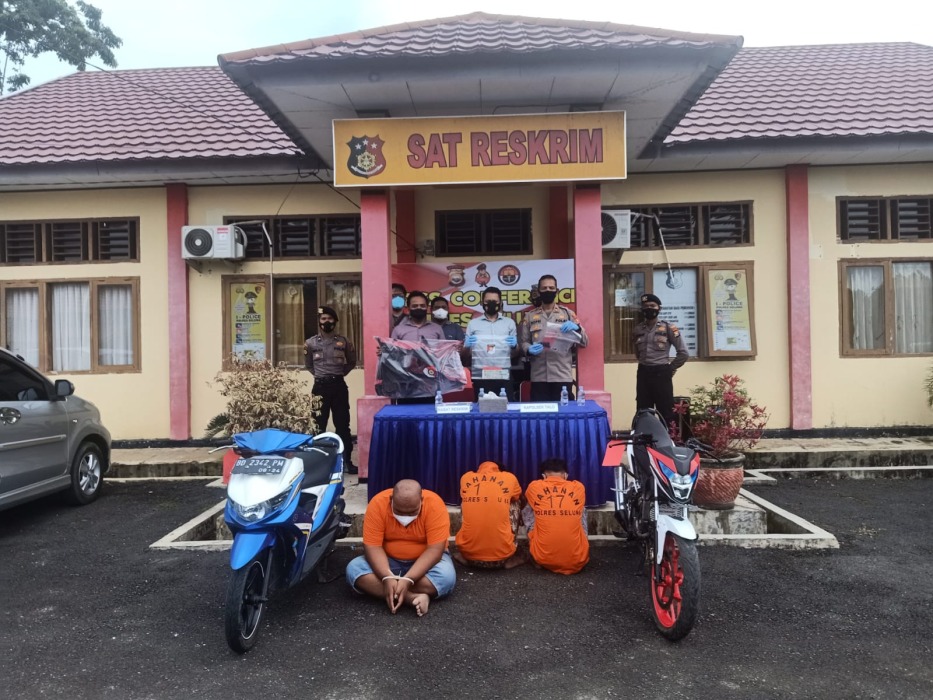Polsek Talo Tangkap Tiga Pelaku Curanmor, Beraksi di Belasan TKP