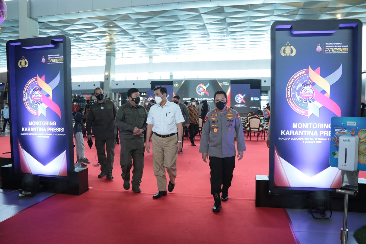 Kapolri Luncurkan Aplikasi Monitoring Karantina Presisi