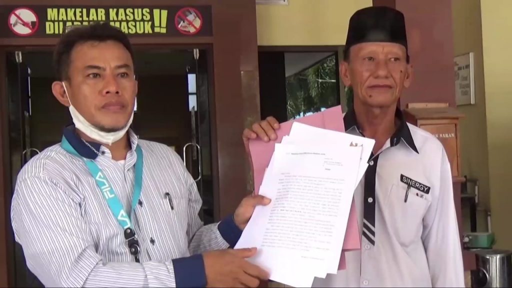 Pelapor Dugaan Kecurangan Seleksi Komisioner KPID. Foto, Tribrata.Bengkulu
