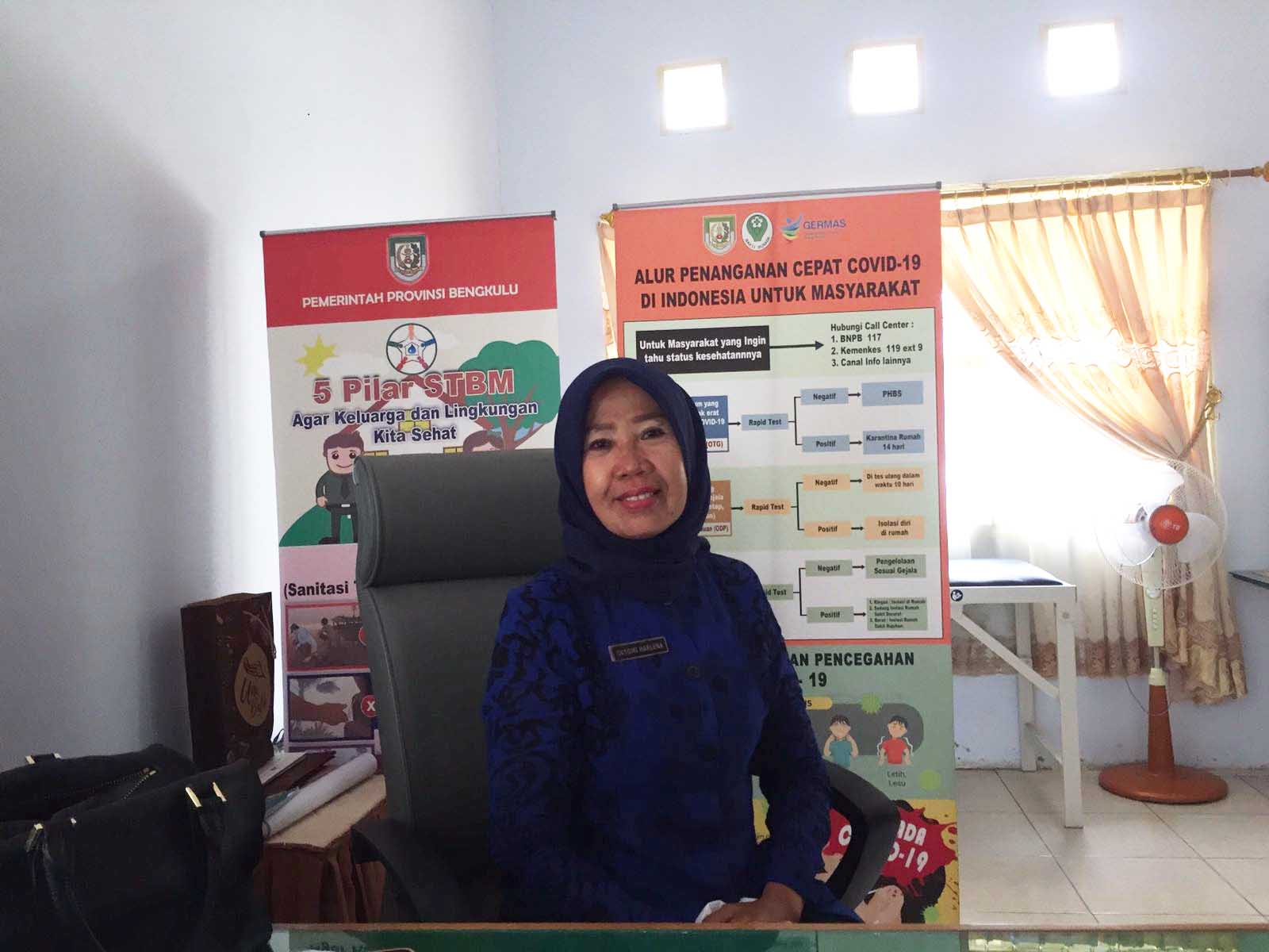 Ketua Bidang P2P Dinas Kesehatan Provinsi Bengkulu, Oktonomi Harlena. Foto, Cindy/BN