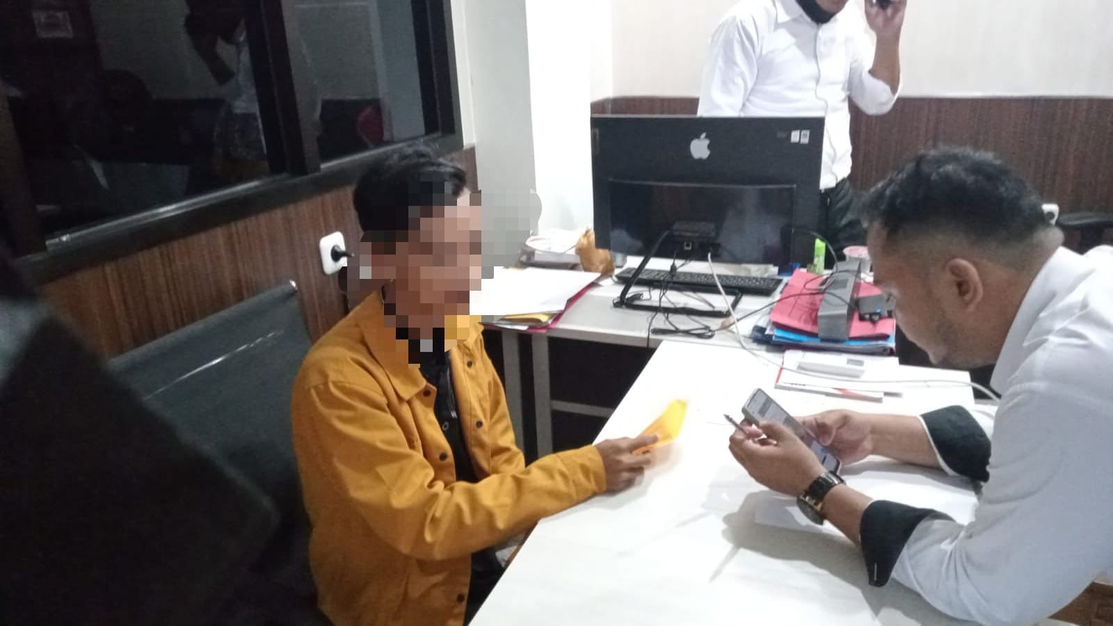 Sebar Konten Asusila di Medsos, Mahasiswa Ini Diringkus Polisi. Foto, Humas Polda Bengkulu