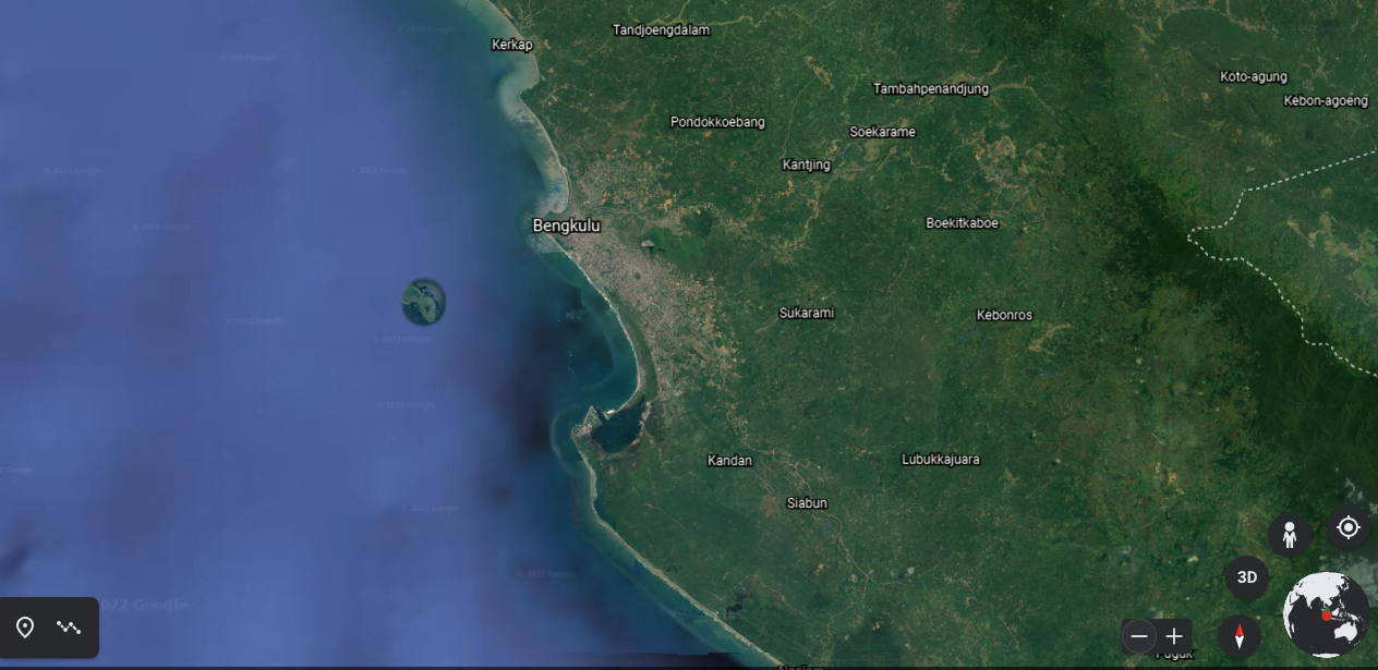 Tangkapan layar, Google Earth