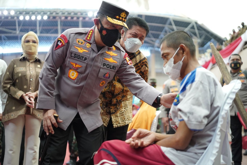 Kapolri Dorong Percepatan Target Dosis Dua dan Booster. Foto, Humas Polri