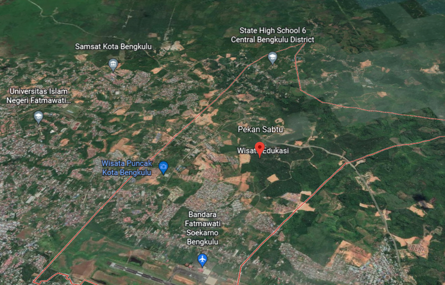 Tangkapan Layar. Google Earth