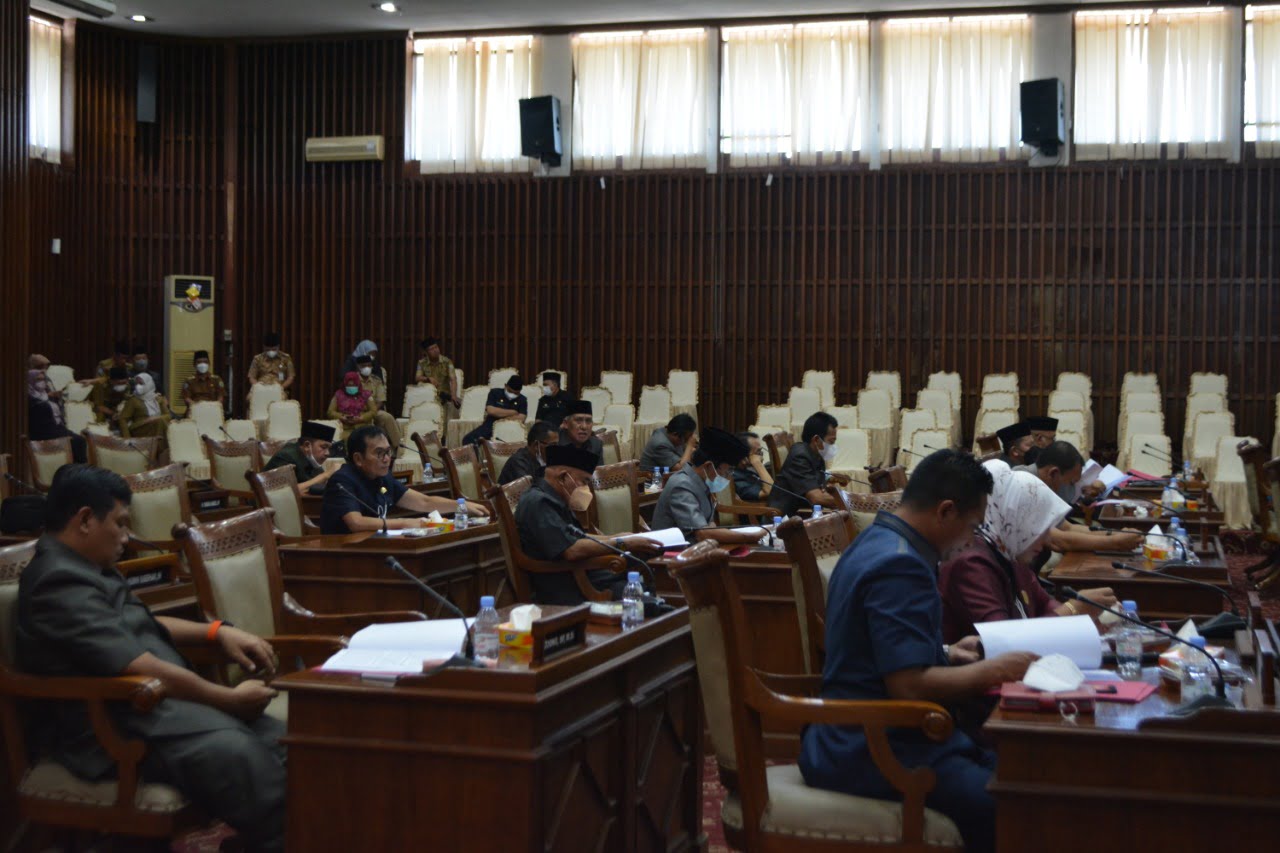 Paripurna Hasil Reses Anggota DPRD Provinsi Bengkulu